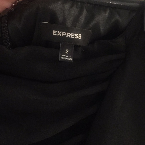 Express strapless little black dress - Picture 2 of 3